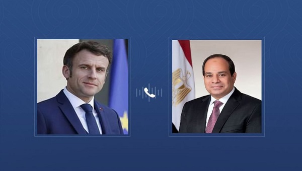 السيسي وماكرون يبحثان وقف إطلاق النار في غزة ويؤكدان دعم إقامة الدولة الفلسطينية
