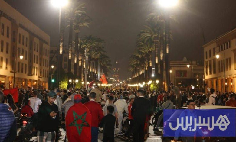 الفرحة المونديالية تعم شوارع الرباط