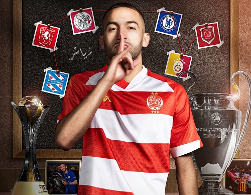 الوداد البيضاوي يعلن عن صفقة حكيم زياش نجم منتخب المغرب