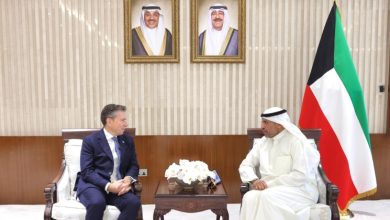 اليحيا يستعرض وفليتشر العلاقات الوثيقة بين الكويت والأمم المتحدة