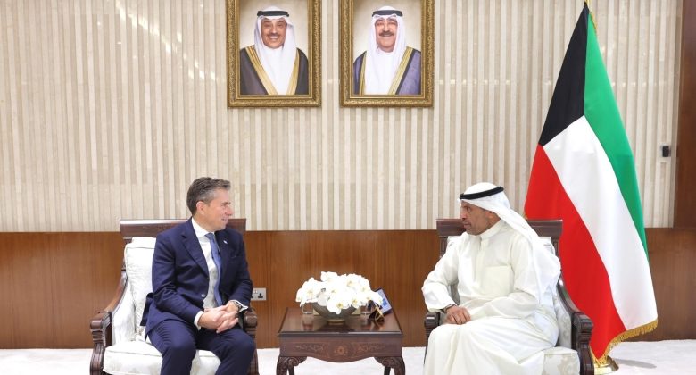 اليحيا يستعرض وفليتشر العلاقات الوثيقة بين الكويت والأمم المتحدة