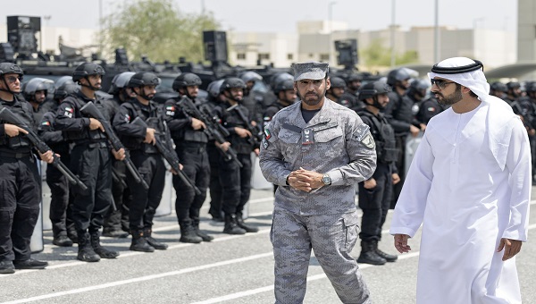 بالصور.. حمدان بن محمد يزور قيادة الحرس الوطني ويشيد بجاهزيته ودوره في تعزيز سلامة المجتمع