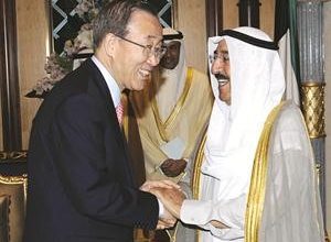 بان كي مون الأمير يشارك في القمة العربية بالعراق وأدعو بغداد لتنفيذ التزاماتها تجاه القرارات الدولية