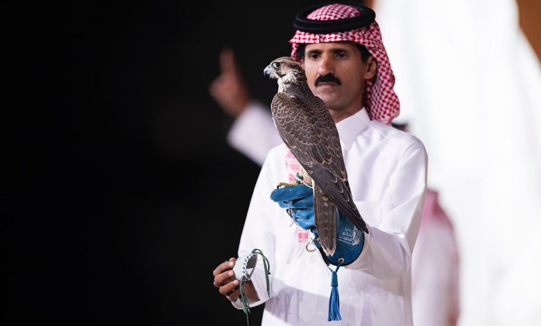 بيع فرخ شاهين بـ (119) ألف ريال في الليلة الثامنة لمزاد نادي الصقور السعودي 2025