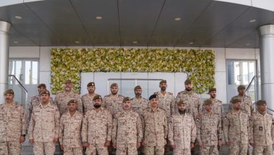 رئيس الأركان العامة يتفقد كلية علي الصباح