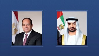 رئيس الدولة يهنئ نظيره المصري بفوز العناني بمنصب المدير العام لـ"اليونسكو"