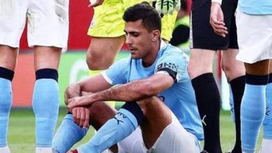 رودري يواصل الغياب عن تدريبات مانشستر سيتي