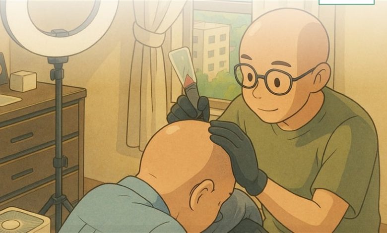 شرطة دبي تضبط متهماً بـ"زراعة الشعر" في سقة سكنية