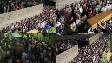 ضحايا جريمة فيصل.. مئات الأشخاص يشيعون جثامين الأم وأطفالها الثلاثة لمثواهم الأخير