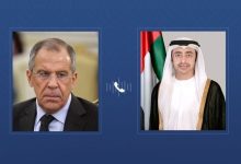 عبدالله بن زايد ولافروف يبحثان الشراكة الإستراتيجية والتطورات الإقليمية والدولية