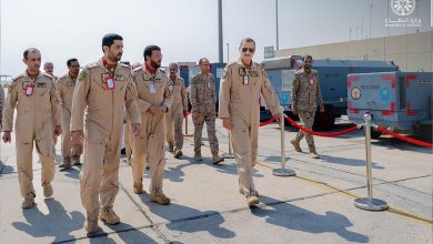  قائد القوات الجوية يقف على جاهزية القوات المشاركة في تمرين «مركز الحرب الجوي الصاروخي ATLC-35»