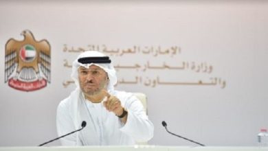 قرقاش يؤكد أن ضم الأراضي الفلسطينية يشكل خطا أحمر