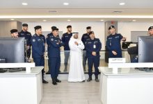 محافظ مبارك الكبير وحولي بالتكليف يزور شرطة النجدة وهندسة الاتصالات