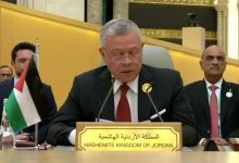 ملك الأردن: سنبقى إلى جانب أهالي غزة بكل إمكانياتنا ولن نقبل باستمرار الانتهاكات في الضفة