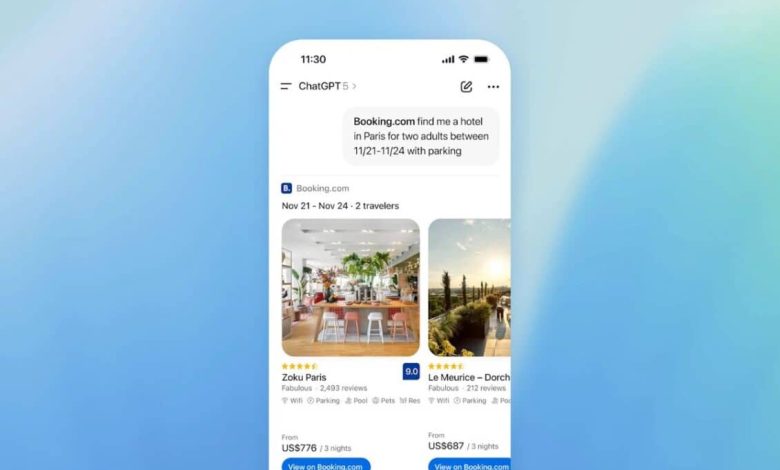 منصة متكاملة.. ChatGPT يتيح استخدام التطبيقات الخارجية في المحادثات