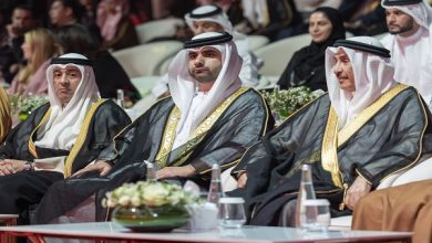 منصور بن محمد يشهد حفل افتتاح النسخة الثالثة من دورة الألعاب الآسيوية للشباب في البحرين