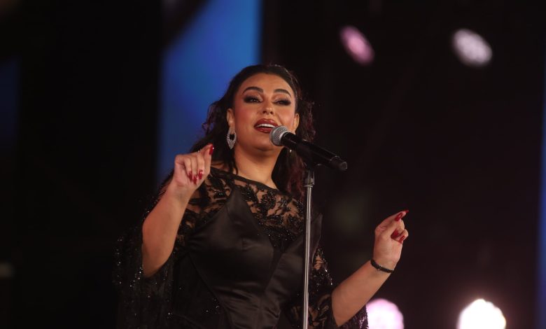 مي فاروق تفتتح حفلها في مهرجان الموسيقى العربية بـ«ليلة حب»
