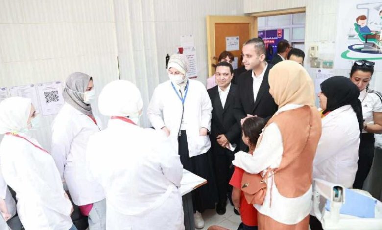 نائب وزير الصحة يتفقد عددا من المنشآت الطبية بمحافظة دمياط