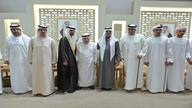 نهيان بن مبارك يحضر أفراح الخاجه والشامسي في أبوظبي