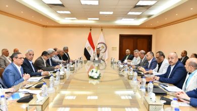 وزير الإنتاج الحربي يتابع مع رؤساء الشركات موقف المشروعات الجاري تنفيذها