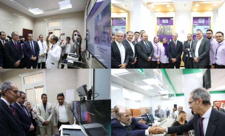 وزير الاتصالات يتفقد مدارس WE ومكاتب البريد ووحدات التشخيص الذكي بقنا