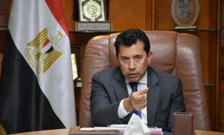 وزير الرياضة المصري يطلق مشروعاً لاكتشاف المواهب