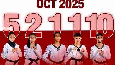 وزير الرياضة يهنئ أبطال التايكوندو بتصدر التصنيف العالمي