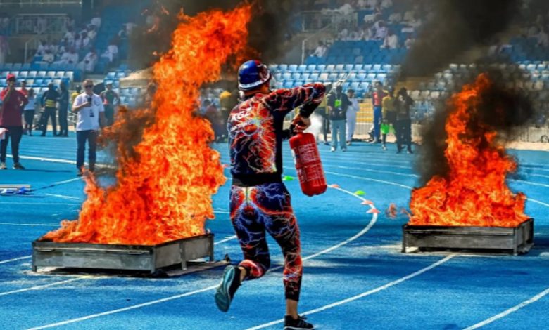 4 سباقات جسدت روح المنافسة في بطولة العالم لرياضة الإطفاء والإنقاذ بالرياض