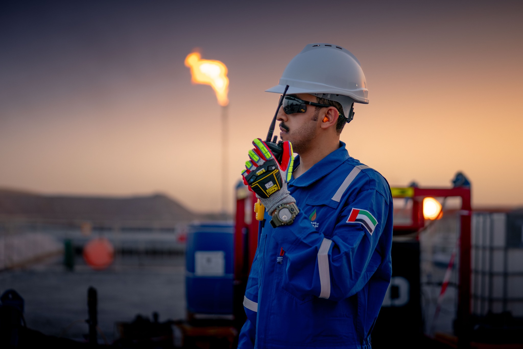 May be an image of oil refinery