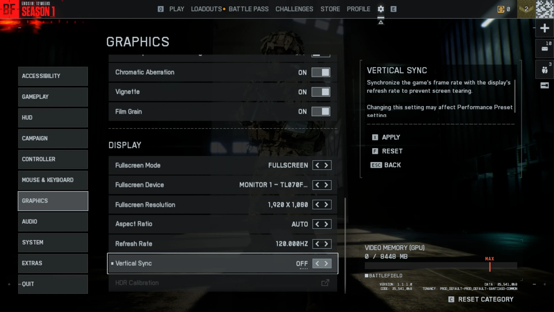إعدادات لعبة Battlefield 6 على جهاز الألعاب ROG Xbox Ally X (2025)