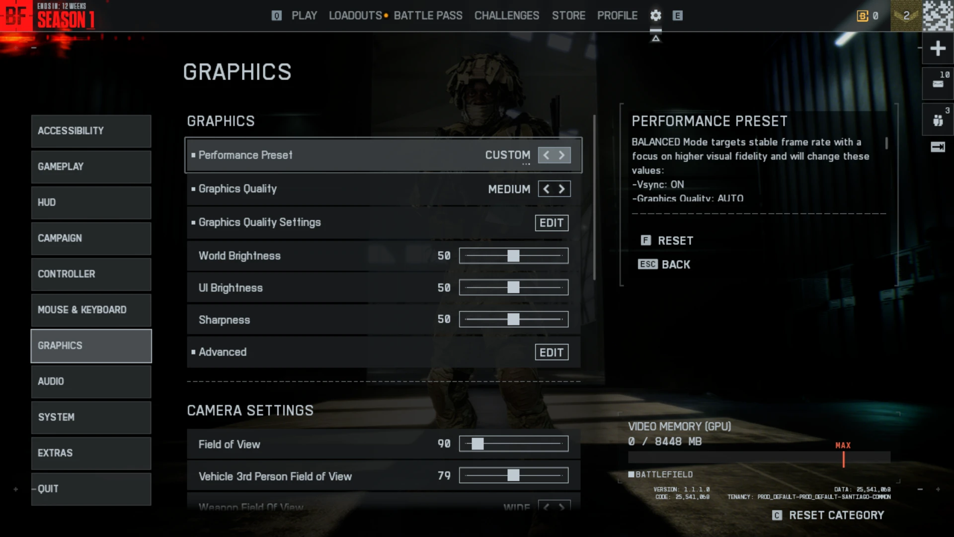 إعدادات لعبة Battlefield 6 على جهاز الألعاب ROG Xbox Ally X (2025)