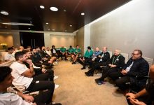 أبوريدة يحفز لاعبي المنتخب الوطني المشارك في كأس العرب