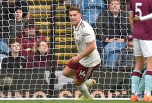 أرسنال يعزز صدارته للدوري الإنجليزي لكرة القدم بعد فوزه على بيرنلي