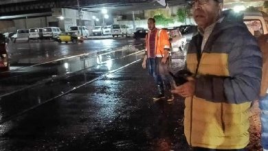 أمطار غزيرة وكرات ثلج تضرب الإسكندرية.. والصرف الصحي يرفع تجمعات المياه