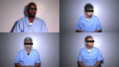 عناصر الخلية المقبوض عليهم في عدن.