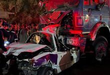 إصابة 9 أشخاص في تصادم ميكروباص وتريلا بطريق وادي القمر بالإسكندرية