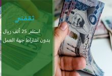 استلم 25 ألف ريال سريعا في حسابك لتمويل بدون اشتراط جهة العمل