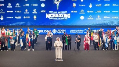 افتتاح بطولة العالم للكيك بوكسينغ في أبوظبي