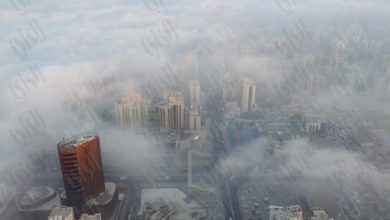«الأرصاد»: رطوبة وضباب كثيف يزدادان تدريجياً حتى الصباح