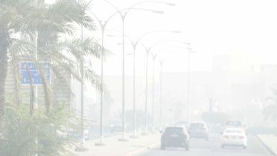الأرصاد: زيادة الرطوبة خلال الليل مع فرص للضباب وانخفاض للرؤية