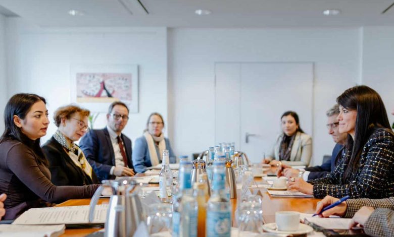 المشاط تعقد جلسة مباحثات موسعة مع نظيرتها الألمانية خلال المفاوضات الحكومية المشتركة في برلين