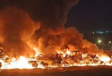 النيران التهمت عشرات المركبات.. ميليشيات المستوطنين تحرق مشطبا للمركبات في حوارة 