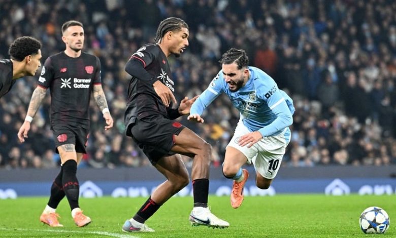 بثنائية.. ليفركوزن يصعق مانشستر سيتي في عقر داره