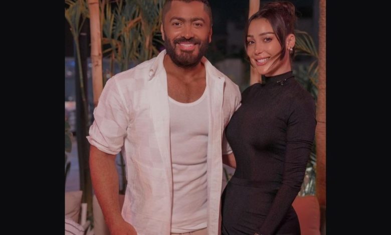 بسمة بوسيل وتامر حسني يحتفلان بيوم ميلاد نجلهما آدم.. وهكذا كانت الأجواء!