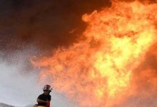 حريق ضخم يلتهم ستوديو مصر في منطقة الهرم بالقاهرة