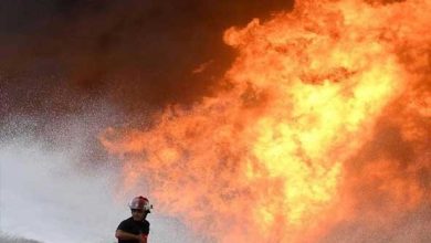 حريق ضخم يلتهم ستوديو مصر في منطقة الهرم بالقاهرة