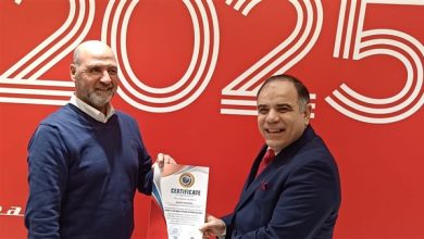 حسان نصر الله يكرم وفد مؤسسة رسالة السلام في ختام المؤتمر الدولي «الرياضة طريق إلى السلام بين الشعوب»