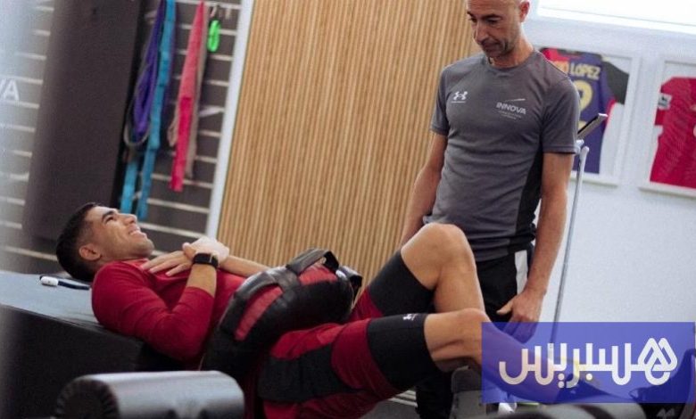 حكيمي يطمئن المغاربة بصور جديدة