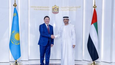 حمد الشامسي يستقبل المدعي العام لجمهورية كازاخستان