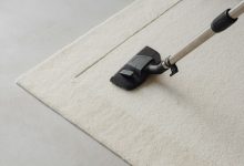 خدعة مكعب الثلج على زوايا السجاد